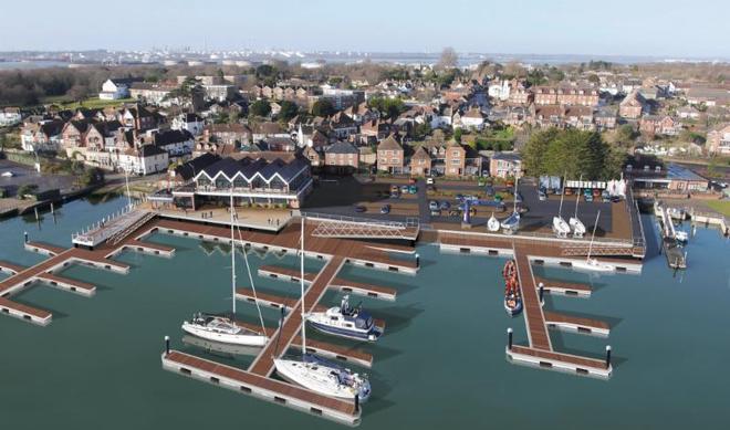 Construction of the Prince Philip Yacht Haven is on target for completion in April © Royal Southern Yacht Club http://www.royal-southern.co.uk